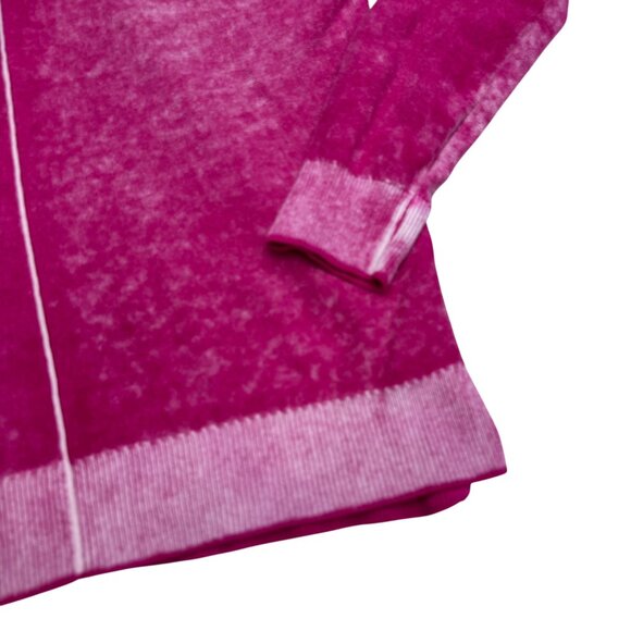 Sundance Samantha Women's Pink Lightweight V-Neck Cotton LS Sweater, Size PS - Picture 4 of 8